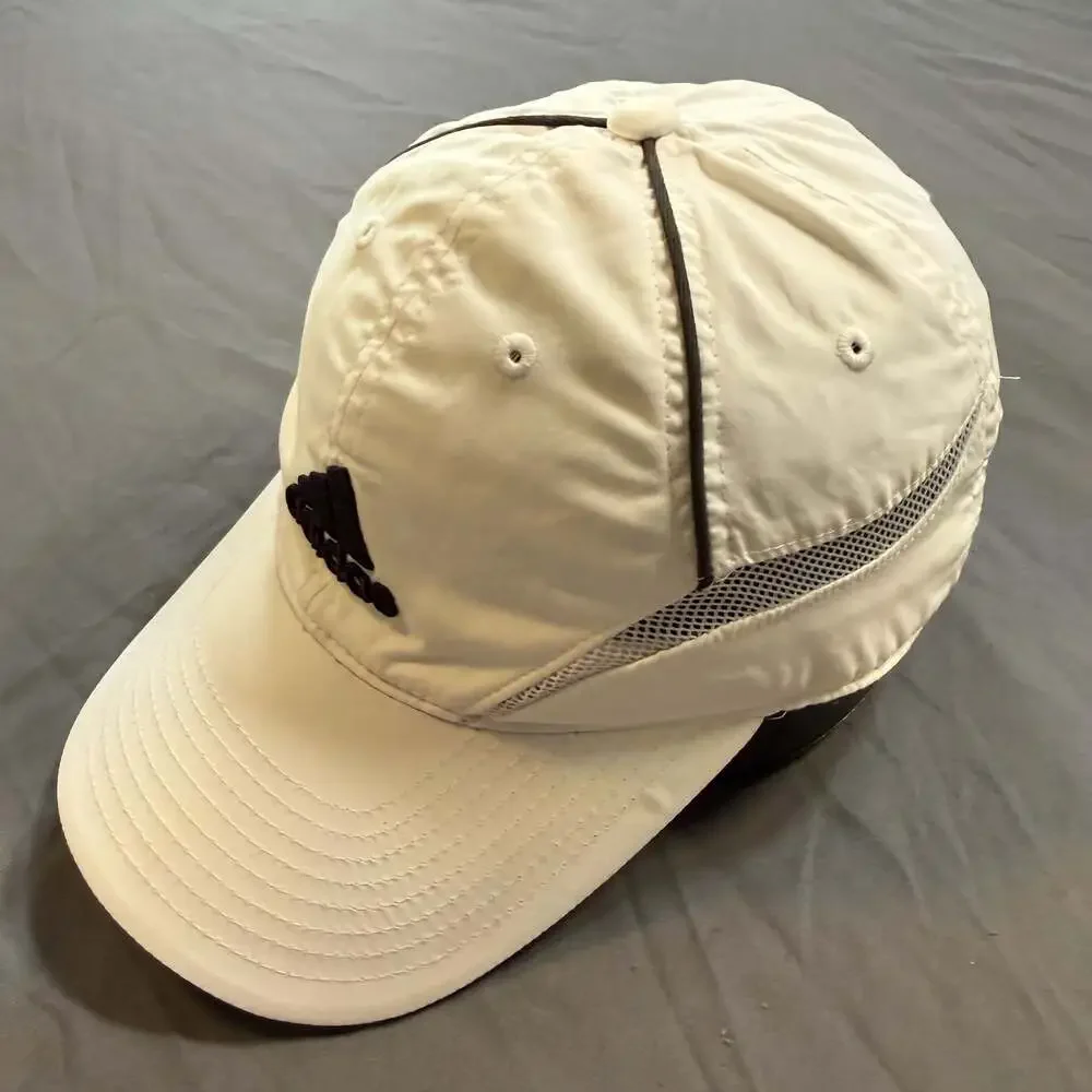 Adidas Golf ClimaCool White Black Performance Adjustable Hat Cap